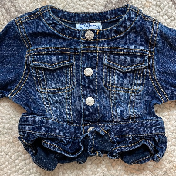 *Rare* Opening Ceremony X A for Apple Denim Jacket size 2A (9-12 mos) - Picture 3 of 8